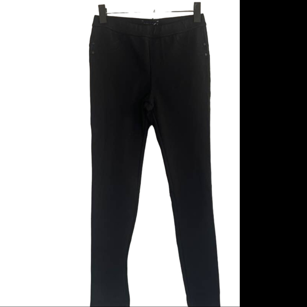 Sanctuary Black Stretch Faux Pockets Classic Grease Leggings Women Sz S